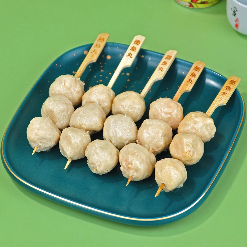 Squid ball skewer