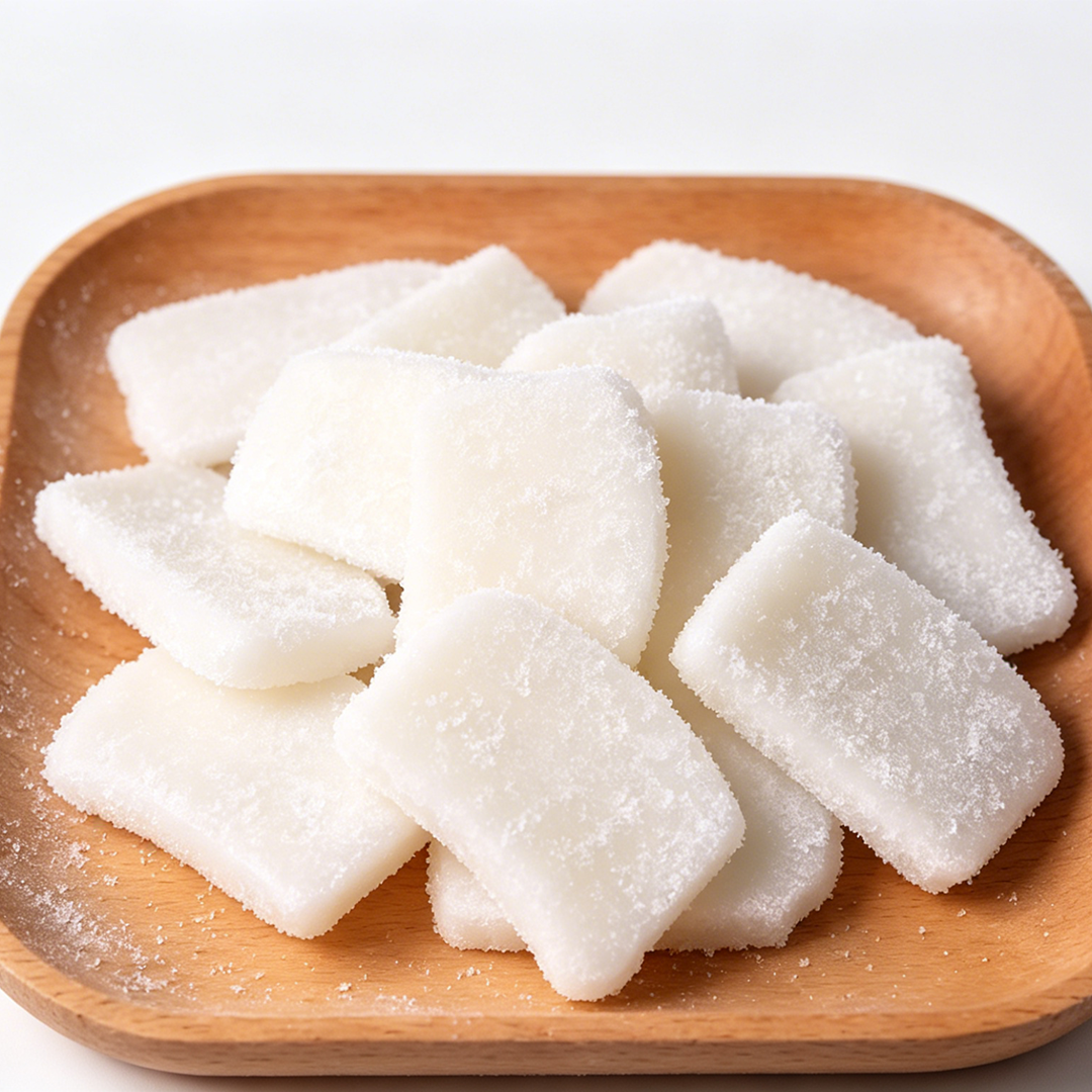 Frozen rice cake portion
